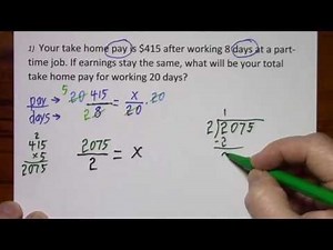 Using Proportins to Solve Word Problems