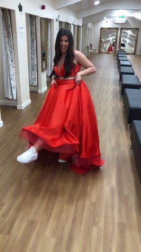 Who said you can’t wear converse with your prom dress? 😍 #prom #promdress #converse #foryoupage #sayyestothedress #prom2021 #thedressstudio