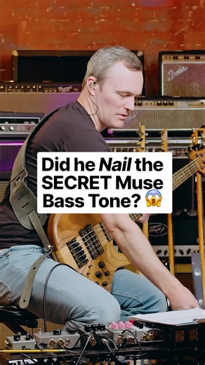 If you've ever watched Janek Gwizdala over on YouTube, you'll know that he's absolutely badass when it comes to crafting incredible bass tones! 💯 I challenged him to learn Muse's 'Hysteria' & as well as learning the bass line, of course he had to attempt THAT TONE! A joy to watch him try and dial this in using his spaceship of a pedalboard 🛸 What do you think? Did he nail it? Something missing? Let us know down in the comments! 👇