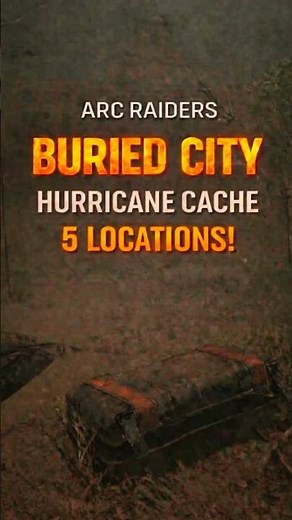 ARC Raiders Buried City - 5 Hurricane Cache Locations PART 3 | Epic Items! #arcraiders
