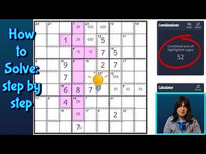 Killer Sudoku Step by Step!