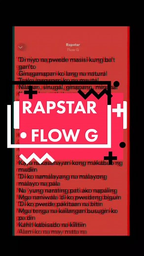 RAPSTAR BY FLOW G LYRICS #rapstar #flowg #lyrics lyrico's🎵🎶