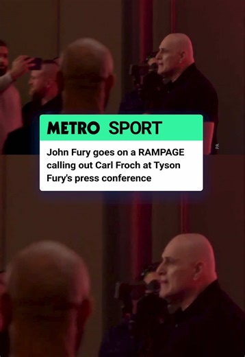 John Fury Calls Out Carl Froch at Press Conference