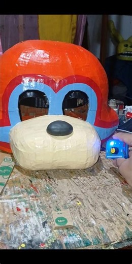 Glamrock Freddy Eyebrows Moving With Servo Motor #shorts