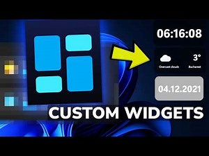 Add Widgets to the Desktop Add Widgets to the Start Bar Windows 11 Customization