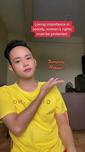 Fixing Dangling Modifier | Writing Tutorial 2 #fyp #eduwow #grammar #learnontiktok #edutok #xyzcba #foryou #englishclass