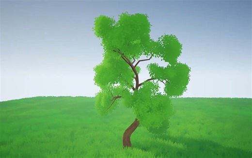 TreeIt 如何制作一棵-(原神)-风格化树！