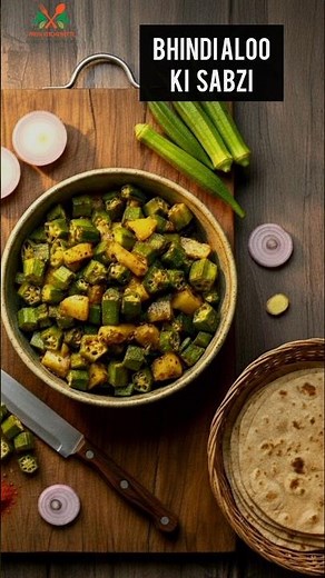 Bhindi Aloo Sabzi - Okra Potato Stir Fry recipe