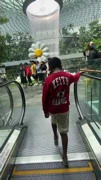 #jewelchangiairport #rainvortex #waterfall