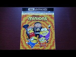 Minions The Rise of Gru 4K Ultra HD Blu-ray Unboxing