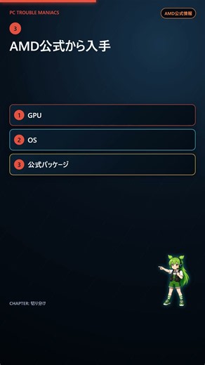 AMD Softwareが入らない！まず確認する5項目【エラー202・195ほか】#Shorts