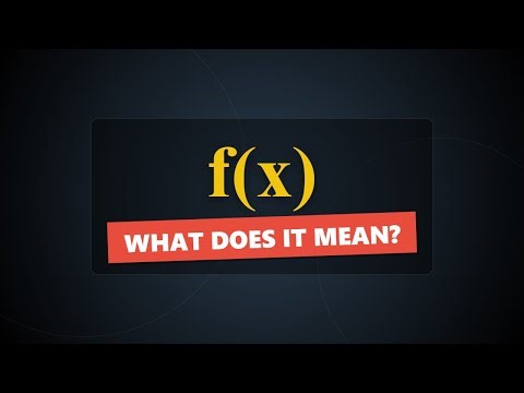 Understanding Function Notation: What f(x) Means in Algebra