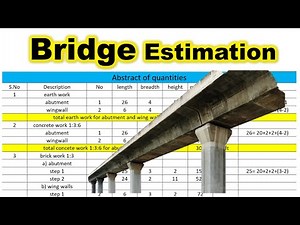 How much excavation for bridge?