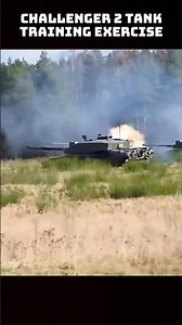 Challenger 2 Tank Training in Action