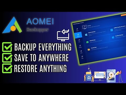 How to Backup or Restore Your PC/Laptop with AOMEI Backupper