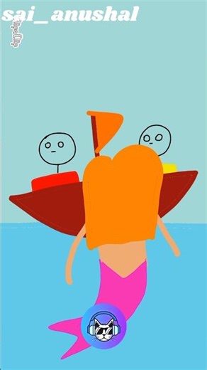Mermaid - flip animation