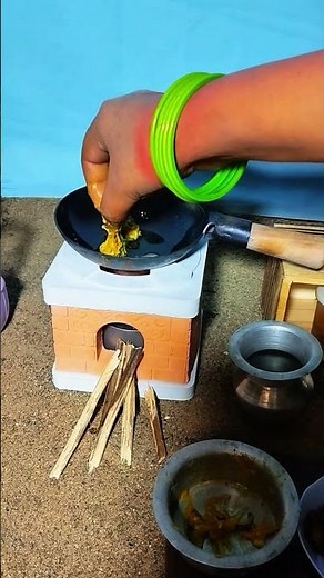 Mini Cabbage Pakora in Tiny Kitchen 🥬🔥 | Miniature Cooking | Tiny Food