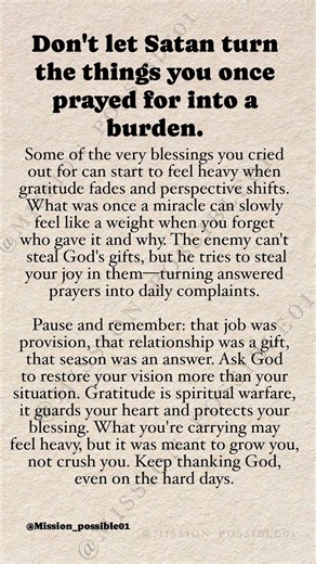 Don’t let satan turn the things you once prayed for into a burden✨#quotes #deepquotes #life #shorts