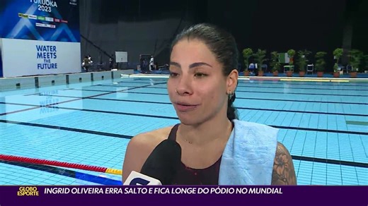 Ingrid Oliveira erra salto e fica longe do pódio no Mundial