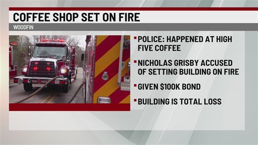 Man charged with setting fire to High Five Coffee in Woodfin: Police