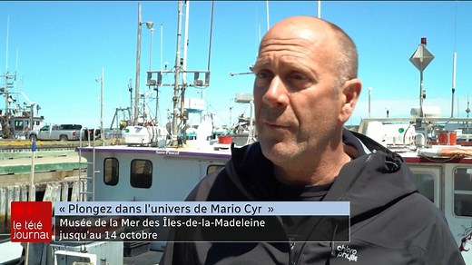 Pour la première fois, le plongeur et caméraman madelinot Mario Cyr présente son travail au Musée de la Mer des Îles-de-la-Madeleine. | ICI Gaspésie-Les-Îles