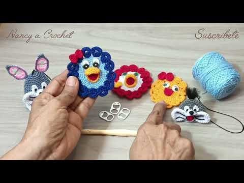 Recycle can tabs and create these beautiful projects, let's do it together.