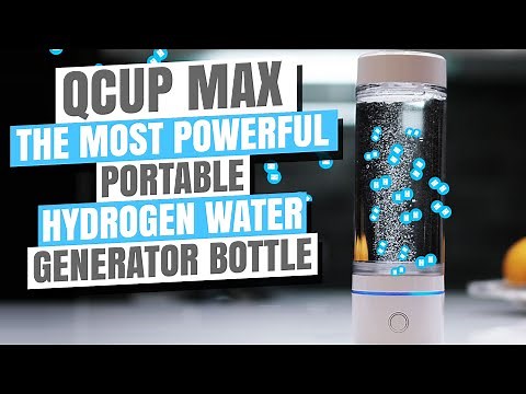 Qcup Max Portable Hydrogen Water Machine | 2025 Most Powerful H2 Bottle | Qlife Hydrogen Solutions