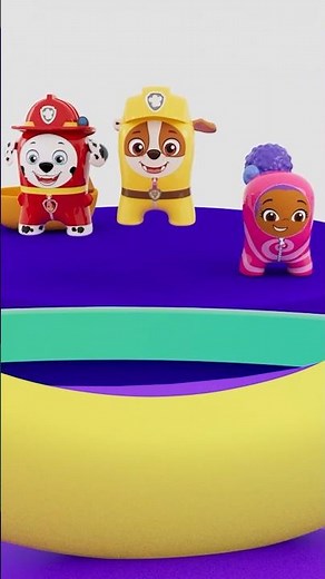 Rubble, Marshall & Zooli jump high! #shorts