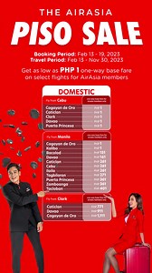 35K views · 307 reactions | PISO SALE ALERT  Fly as low as PHP 1...