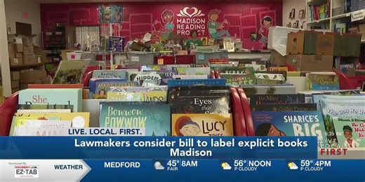 State lawmakers consider bill to label explicit books