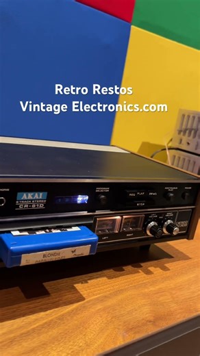 I’ve been servicing this Akai CR-81D this week. A keeper? #vintage #akai #8track #1970s