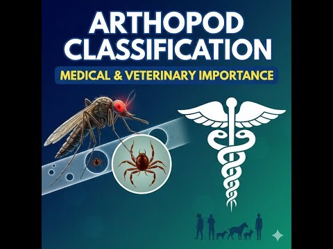 CLASSIFICATION OF ARTHROPODA WITH REFERENCE TO MEDICAL AND VETENARY IMPORTANCE