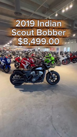 12K views · 9 comments | 2019 Indian Scout Bobber $8,499.00 10,211 miles Stock#: 7077 SuperbikeShowroom.com | Superbike Showroom | Facebook