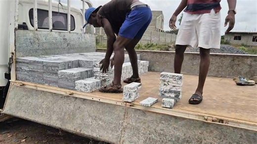Hello customers we're loading Granite Stone to a customer in kumasi. We do Delivery across Ghana 🇬🇭 WhatsApp or call us on 00233241306343 _ natural stone cladding _ natural stone design _ natural stone skills _ Wall marble stone _ compound floor installation _ Wall tiles _ floor tiles _ landscaping design _. building in Ghana _ pop ceiling design _ painting design _ Steven Stone Design #stevenstonedesign #naturalstone #building #stonedesingn #design #stone #cladding #granite #interior #exterio