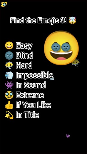 💫 Find all of the emojis!