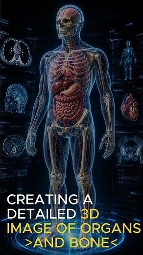 How CT Scans Create 3D Images 🩻⚡ | Tech Explained in 60 Sec
