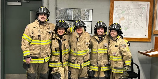 Cortland County dispatchers participate in “Firefighter Boot Camp”