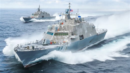 Inside US Navy’s massive combat ships patrolling the seas at full speed