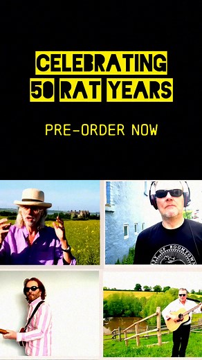 Introducing… The First 50 Years: Songs Of Boomtown Glory. An essential compilation spanning five decades of songs chosen by both fans and The Rats themselves. Featuring iconic hits like ‘She's So Modern’, ‘Rat Trap’, and ‘I Don't Like Mondays’ through to their most recent album with festival and fan favourites such as ‘Trash Glam Baby’, ‘K.I.S.S.’ and the bands self-titled signature anthem ‘The Boomtown Rats’. Pre-order your copy on either 2LP or 2CD right now –https://boomtownrats.lnk.to/50year