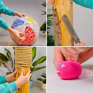 Handmade cat playhouse you can easily repeat. 🐈 | 5-Minute Crafts Play