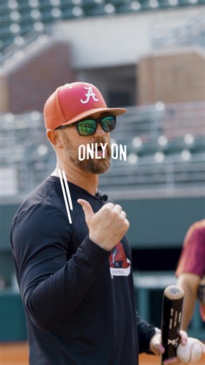 “Alright, here we go!” Find out what else Coach Vaughn has to say at mic’d up practice: https://t.co/4ZbEAyRhrv #RollTide | Alabama Baseball