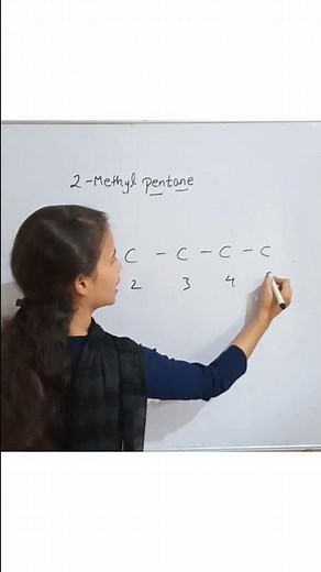 How to draw structure for 2-Methyl pentane
