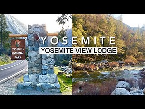 YOSEMITE VIEW LODGE ROOM TOUR at Yosemite National Park California ♥️