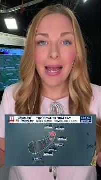 Tropical Storm Fay forms in the Atlantic
