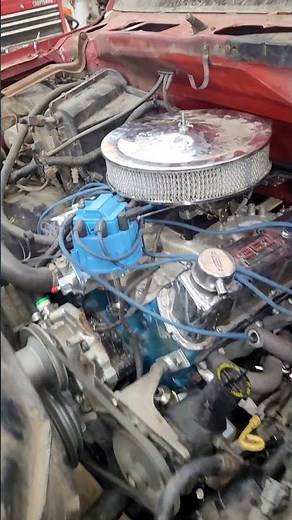 351w in the f150 is alive! now with the correct firing order.