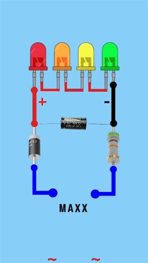 Moolchand Prajapati | 220V AC to LED Diode - No Transformer Needed!! . . #220v #ac #toystory #leds #diode #no #transformers #needed #electronics #viralvideos... | Instagram