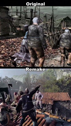 Resident Evil 4 OG VS Remake - Chainsaw #re4 #residentevil #re4mod