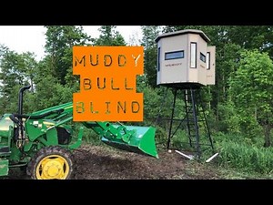 Muddy Bull Blind Setup on the Farm today!
