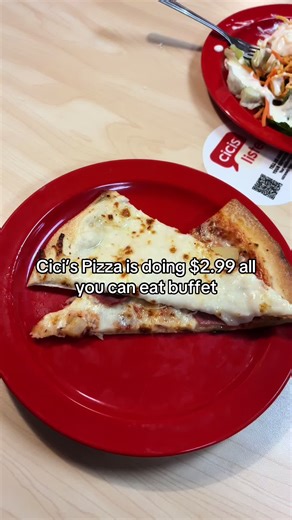 I tried the viral $2.99 Cici’s Pizza buffet deal and it definitely did not disappoint 🍕! #cicispizza #cicis #buffet #pizza #fooddeals @Cicis Pizza