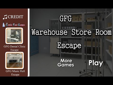 GFG Warehouse Store Room Escape Walkthrough [GenieFunGames]